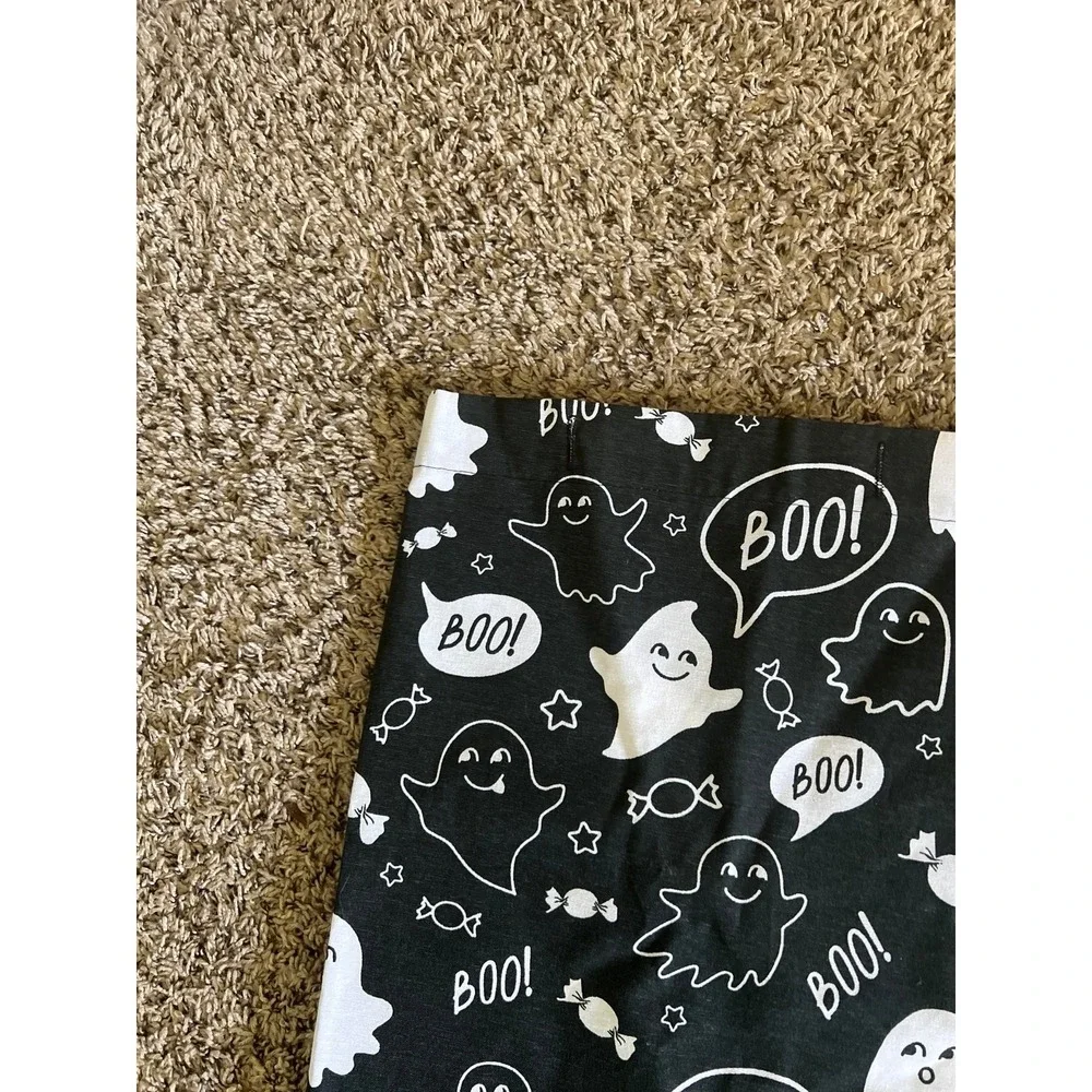 Black‎ Ghost and Boo shower curtain 72x72